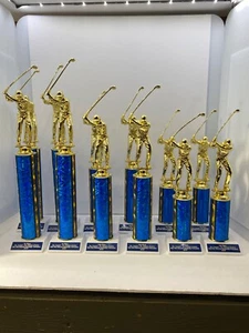 Juego de torneos trofeos de golf 13 premios 4 cada 1er, 2do, 3er lugar 1 culo envío gratuito - Imagen 1 de 2