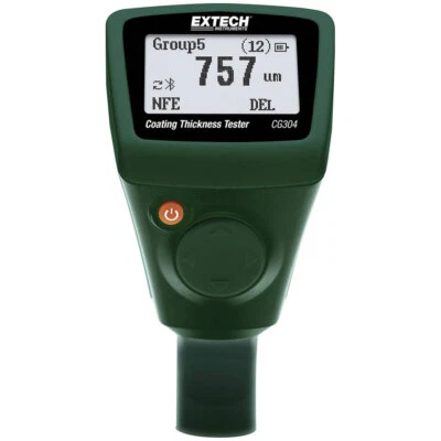 Extech CG304 Pittura Metro 0-2000µm Non-Destructive Bluetooth Interfaccia - Image 1 of 3