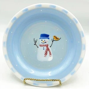 Hartstone Pottery Snow People Salad Luncheon Plate 8" - Picture 1 of 4