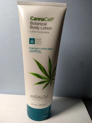 Andalou Naturals CannaCell Body Lotion, Joyful, 8 fl oz sealed - Image 1 of 4