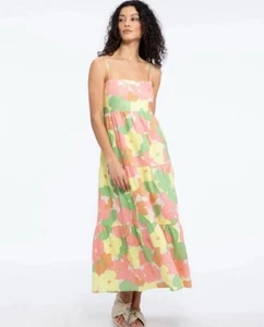 SOCIAL STANDARD SANCTUARY Floral Fiesta Smocked Tiered Maxi Dress XXL $148 MSRP - Picture 1 of 12