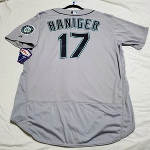 AUTHENTIC MAJESTIC MITCH HANIGER 52 2XL, SEATTLE MARINERS FLEX BASE Jersey - Picture 1 of 4