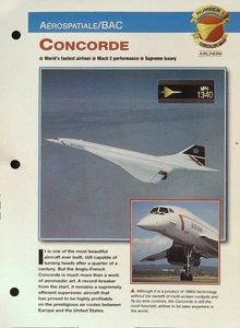 Hoja de perfil Concorde, Aircraft of the World - Imagen 1 de 3