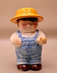 Avon ~ Friendly Farmer Coffee Caddy in loved condition Vintage - Picture 1 of 7