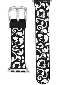French Bull Designer Band for 38mm Apple Watch Vines Black/White - Zdjęcie 1 z 6