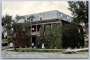 K39/ Montrose Colorado Postcard c1910 Belvedere Hotel Building 176 - Picture 1 of 4