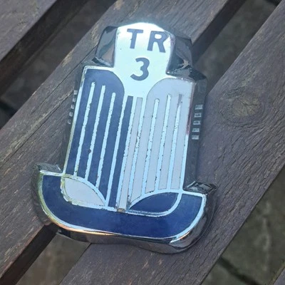 Distintivo de capota Triumph TR3 vintage 1957-63 - Imagem 1 de 4