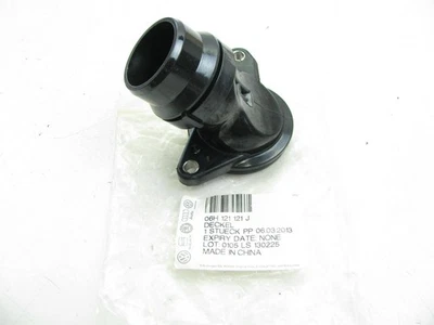 New Genuine OEM Coolant Thermostat Housing Water Neck For Audi 06H121121J - Image 1 of 3