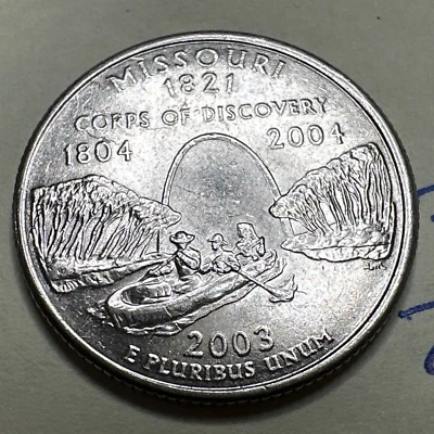 2003-D Washington State Quarter - Missouri (Circulated) 25c 7906N - Image 1 of 3