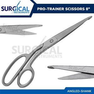 Pro-Trainer Bandage Scissors 9.25" W/Angled Shank Stainless Steel German Grade - Picture 1 of 9