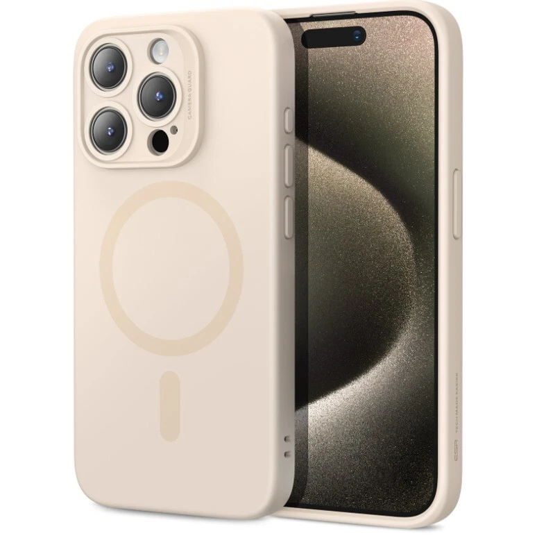 ESR Dark Blue Classic Series Hybrid Case (HaloLock) for iPhone 15 Pro