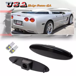 2x Carcasa de luz marcadora lateral trasera ahumada para Chevrolet Corvette C5 1997-2004 Z06 - Imagen 1 de 10
