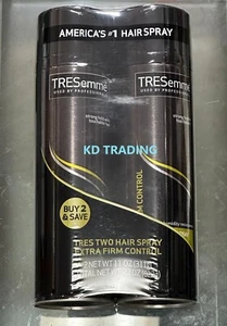 (2-Pack) TRESemme TRES TWO Pro Hair Styling Spray 24H EXTRA FIRM CONTROL 22oz - Picture 1 of 3
