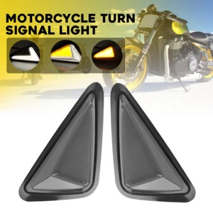 Turn Signals Light Lamp Front LED For All Universal 12V Motorcycles / Motorbikes - Picture 1 of 22