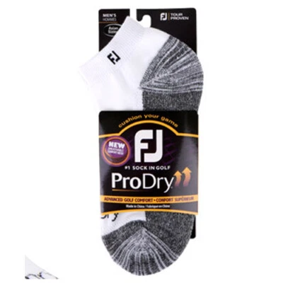 Calcetines tobilleros FootJoy FJ Pro Dry Golf deportes corte bajo sin mostrar blancos/grises Foto 1 de 2