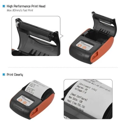 Mini Portable Thermal Receipt POS Printer Wireless Bluetooth 58mm lowest price - Image 1 of 4