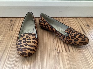 clarks leopard flats