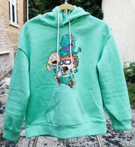 Rugrats green pull over hoodie size medium - Picture 1 of 4