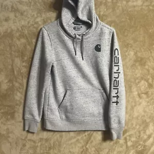 Carhartt Hoodie Boys Medium Relaxed Fit Pull-Over Gray - Picture 1 of 5