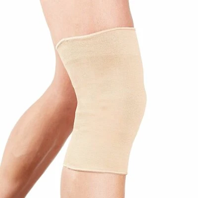 Actesso Beige Knie-Stützstulpe Kniebandage - Elastische Kompression