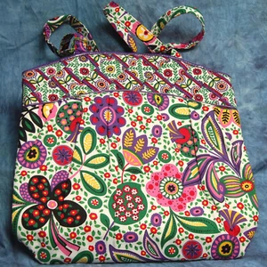 Vera Bradley Viva La Vera 13x13x4 Cotton Travel Tote NWT - Picture 1 of 2