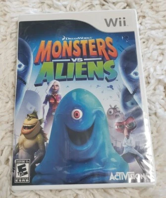 Monsters VS Aliens Nintendo Wii Brand New Factory Sealed  - Image 1 of 3