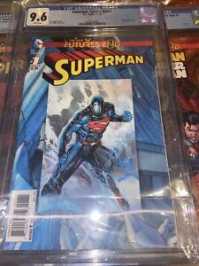 superman futures end #1 cgc 9.6 3D Lenticuler Cover DC Comics 11/14