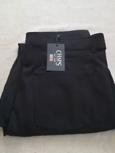 Chaps Performance 34x32 Slim Fit Black Golf New - Picture 1 of 11