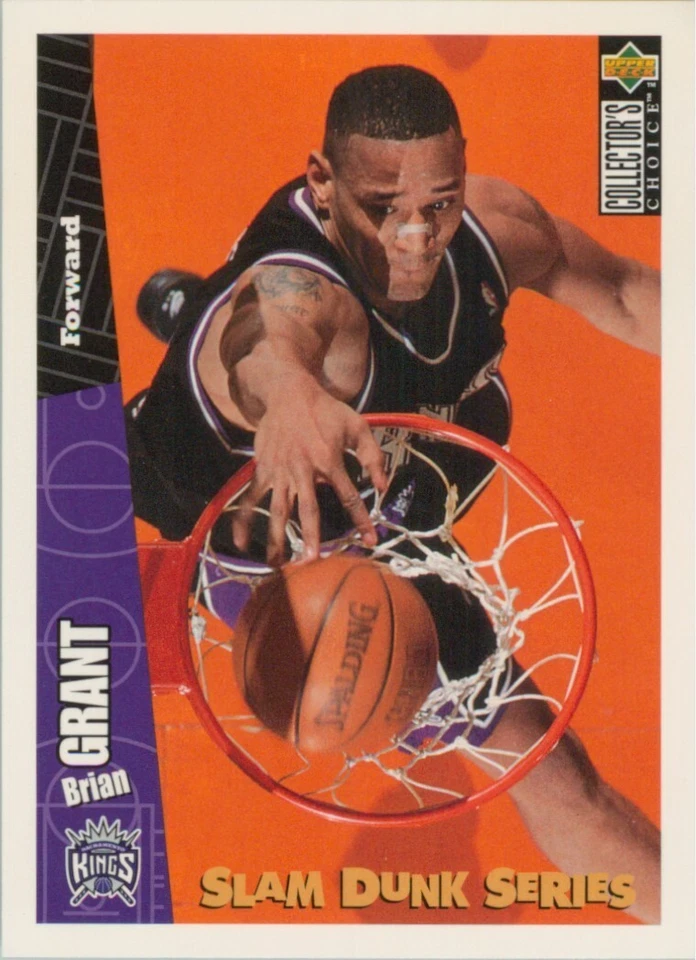 Brian Grant 1996-97 Upper Deck Collector's Choice Nestle Slam Dunk Series #29 - Image 1 of 2
