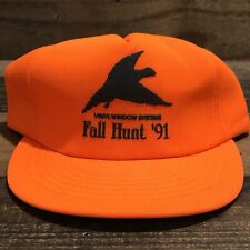 Vintage Fall Hunt ‘91 Hat Snapback Full Foam Cap Vinyl Window Systems USA Made