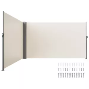Retractable Patio Screen Retractable Fence, 1.8x6m Privacy Screen, Outdoor - Picture 1 of 12