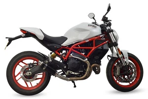 Scrambler 800 Desert Sled Exhaust SP Ceramic Black Stubby Moto GP 2017-2019 - Picture 1 of 9