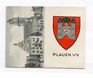 324- Escudo de armas de la ciudad Plauen i. V. Imagen de colección - Imagen 1 de 2