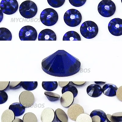 Cobalt (369) Swarovski 2088 Crystal Flatbacks Foiled Rhinestones 3mm ss12 - Image 1 of 4