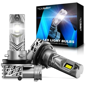 NOVSIGHT H11 H8 H9 LED Headlight Low Beam Bulbs Bright 6500K 20000LM Canbus Lamp - Picture 1 of 12