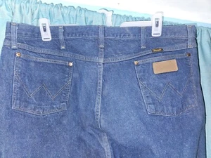 WRANGLER COWBOY 44 X 32 JEANS PANTS DENIM - Picture 1 of 5