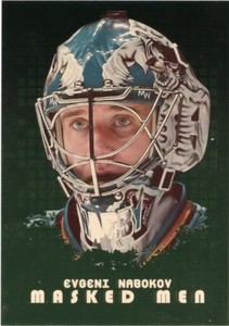 08-09 BETWEEN THE PIPES MASKED MEN GOLD MASK /10 #MM-18 EVGENI NABOKOV *44403