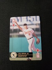 1992 Baseball Aces U.S. Playing Cards All-Stars Cal Ripken Jr. 9 Of Diamonds  