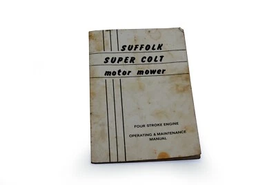 Suffolk Super COLT Motor Cortacésped Four Stroke Mantenimiento Folleto Guía - Imagen 1 de 4