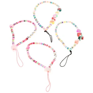 4 Pcs Mobilfunkkette Square Obstmodell Fräulein Handy-Lanyard Armband - Zdjęcie 1 z 12