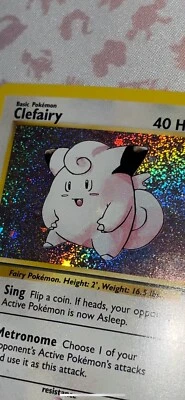 Clefairy Error Holobleed Pokemom 013/034 Classic Set Mint Condition - Image 1 of 3