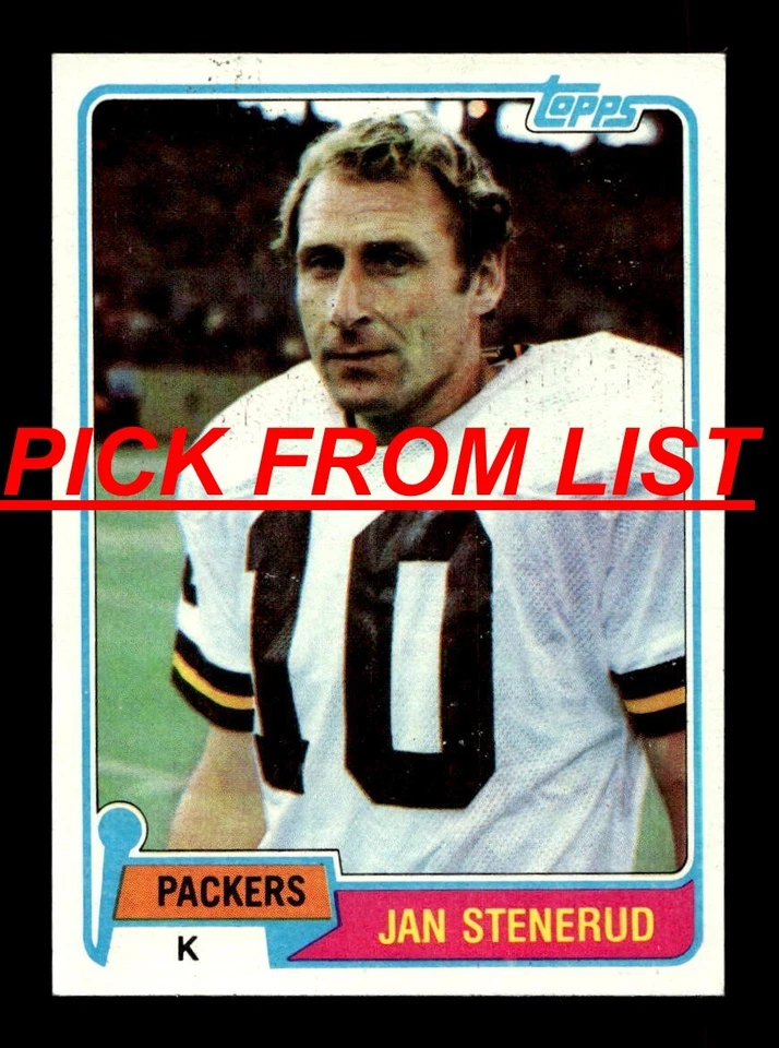 1981 Topps Football 269-523 EX-MT/NM Pick From List All PICTURED jj8 - Image 1 of 1
