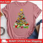 Christmas tree book Round Neck T-shirt-0021502 RoseGold  XXL
