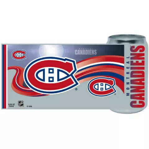 NEW! MONTREAL CANADIENS SODA CAN DRINKING GLASS BOXED SET LICENSED Cover