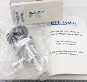 Kurt Lesker SA0075MVQF Right Angle Valve 3/4" Port Sealed QF16 Flange NEW NOS - Picture 1 of 4