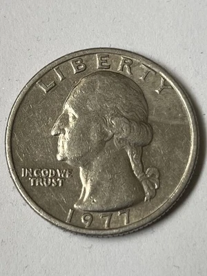 1977 washington quarter no mint mark W Errors - Image 1 of 4