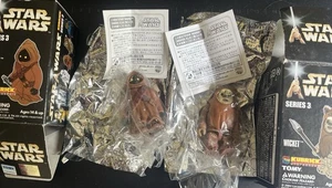 Nuevas figuras de Tomy Japón 2004 Star Wars Kubrick serie 3 Wicket y Jawa - Imagen 1 de 3