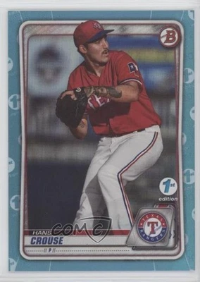 2020 Bowman Draft 1st Edition Sky Blue Foil Hans Crouse #BD-6 - Image 1 of 2