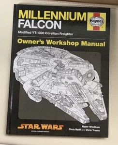 HB book official Millenium Falcon Haynes Owners Workshop Manual Star Wars Xmas  - Foto 1 di 11