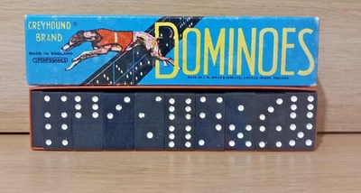 Vintage Full Set Greyhound Brand Dominoes By Spear’s Games family game - Image 1 of 4